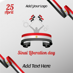 Sinai Liberation day Facebook Post Design template