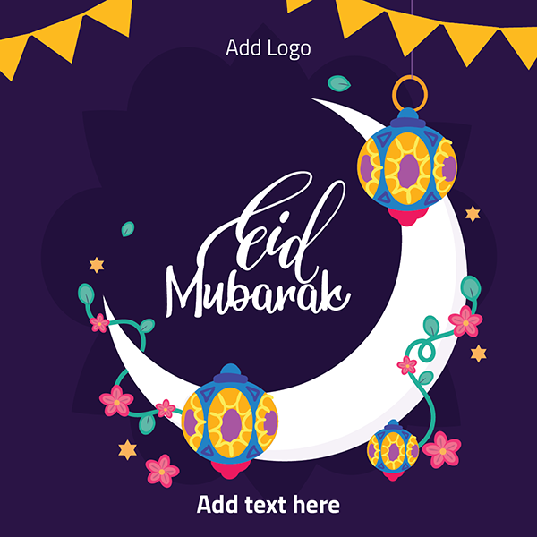 Eid Mubarak Facebook | Instagram online design templates