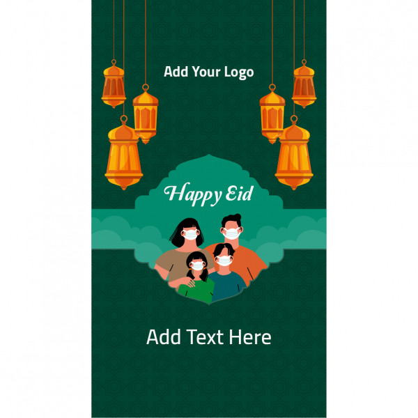 Story Facebook design templates online happy Eid 