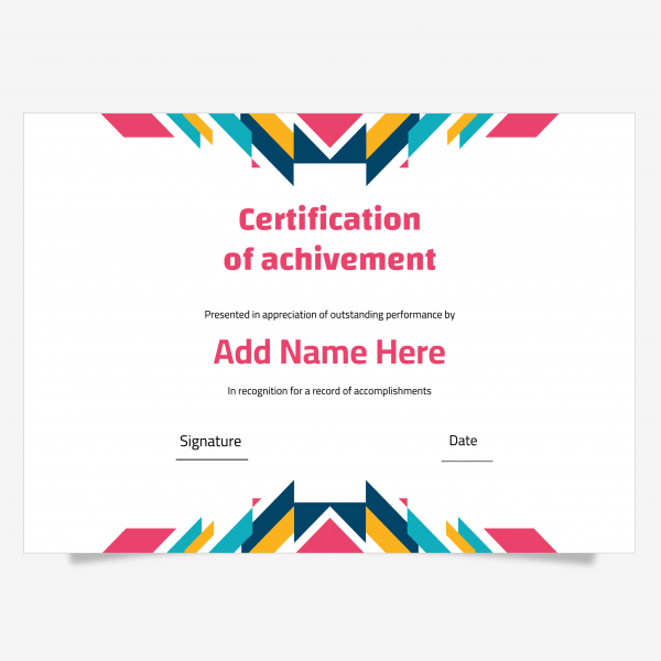 Certificate Of Appreciation Design |  Certificate Card Maker