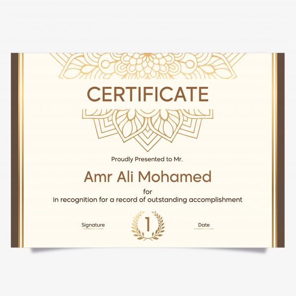 Classic Certificate Template | Certificate Of Appreciation 