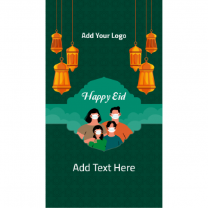 Story Facebook design templates online happy Eid 