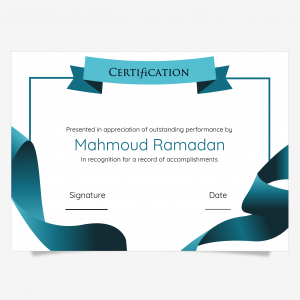 Elegant Certificate Template Download | Certificate Maker