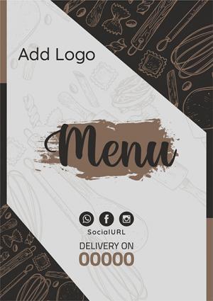 Menu design online editale