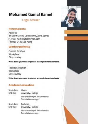 Classic CV template | Template CV