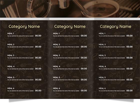 Download Coffee Shop Menu Design Templates | Menu Maker