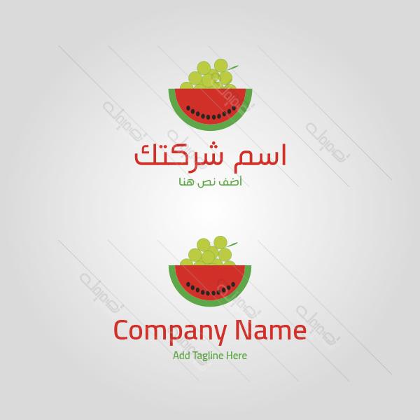 Design logo creator for fruits 