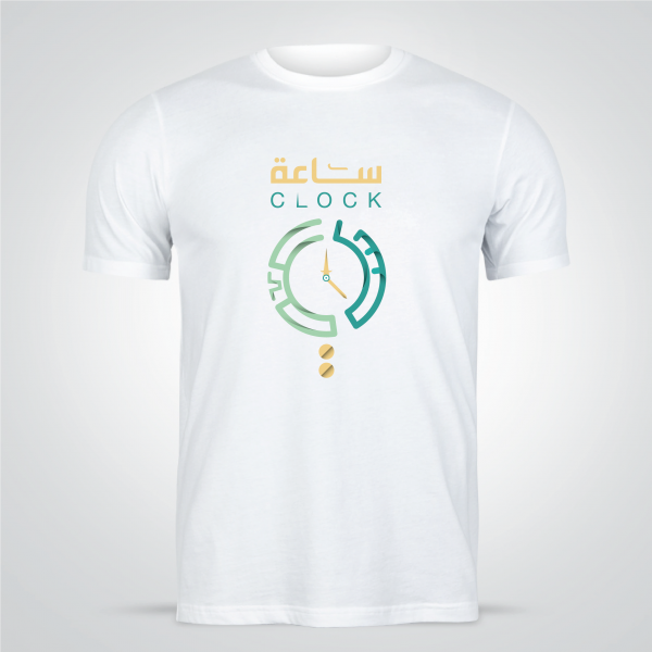 T-shirt design maker online with clock shape