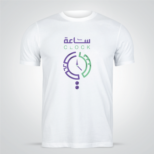 T-shirt design maker online with clock shape