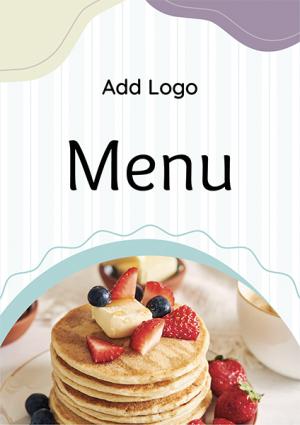 Design beautiful menu ad maker for dessert store
