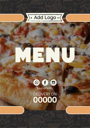 Design menu online for pizza restaurant | Pizza menu design