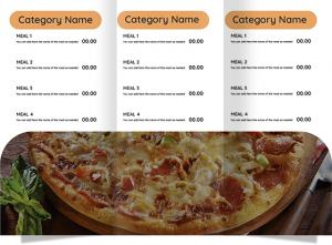 Design Unique Menu Ad Maker for pizza | Menu Design