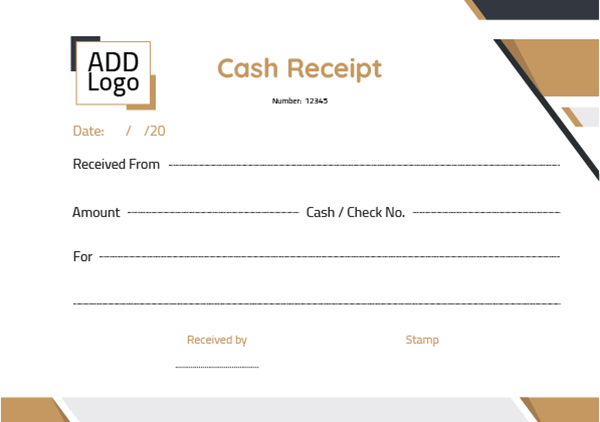 Cash receipt and payment design online 