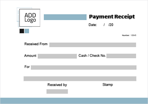 Money | Payment sale receipt simple design online 