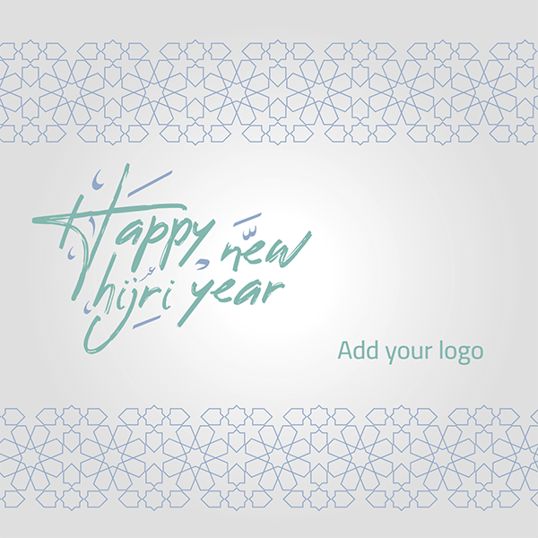 Happy new hijri year arabic Post design 