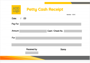 Design petty cash receipt online ad maker 