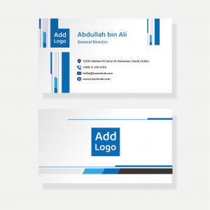 Simple business card design template online 