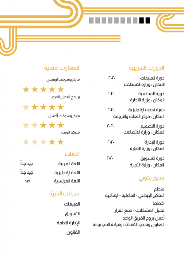 Resume | CV Maker with Golden Layers Easily Download