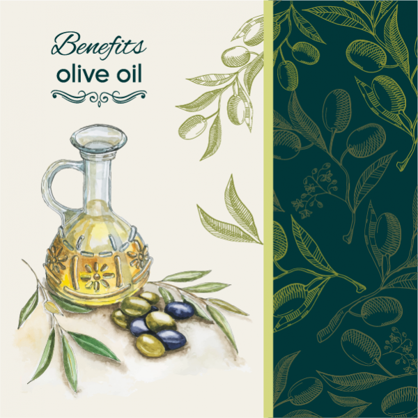 Benefits of olive oil Facebook | Instagram post editable
