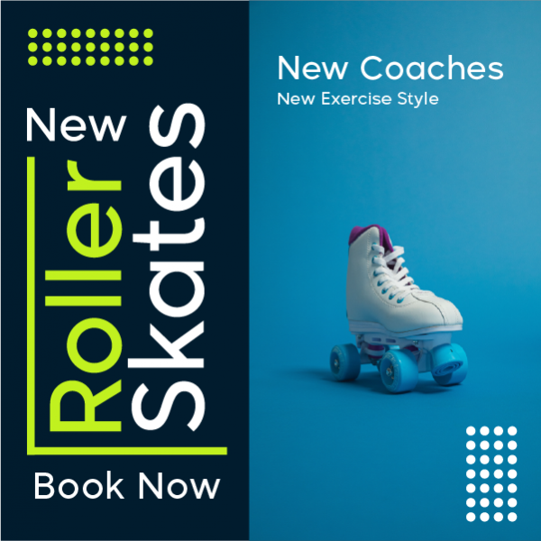 New exercises for roller skates Facebook | Instagram post 