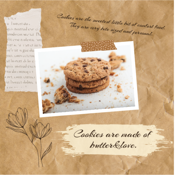 Order delicious cookies | bakery social media post design