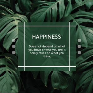 Happiness daily quotes social media post design template 