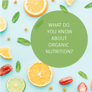 Organic nutrition facebook post online design 