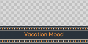 Summer vacation twitter post template editable