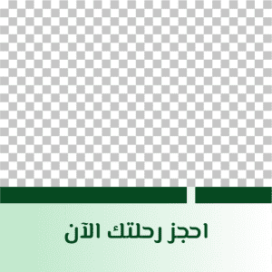 Booking flights to Saudi Arabia green post design template