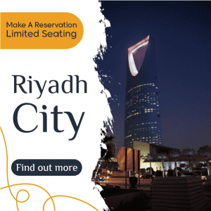 تصميم منشور | بوست انستقرام عن السياحة في مدينة الرياض