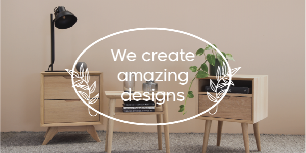 Branding furniture gallery twitter post design