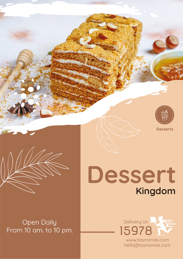 Restaurant | cafe | dessert menu design online