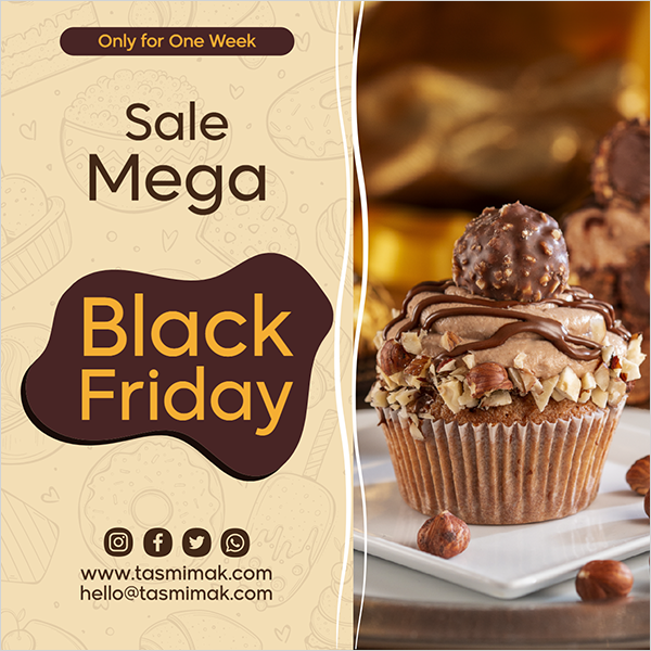 Black Friday Cupcake 