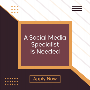 Social media recruiting | hiring Facebook post design | HR