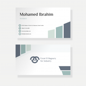 Classic business card template easy editable