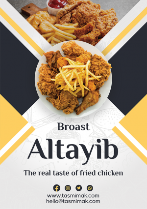 Chicken Menu Design Template Easily Editable