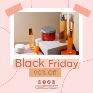 Black Friday Beauty Sale Instagram Post Template 