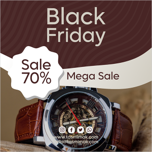 Black Friday Smartwatch  Instagram Post 