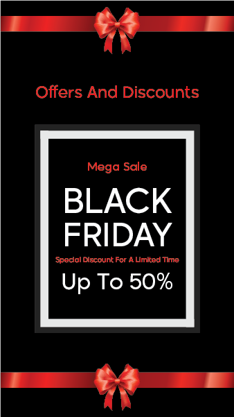 Download black Friday sale Facebook story template