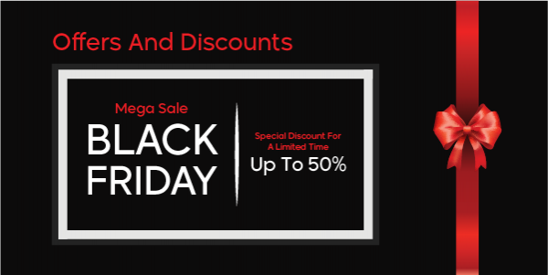  Friday offers and discounts editable Twitter post template