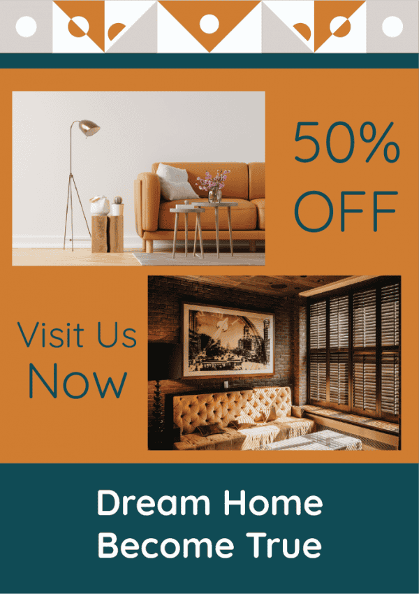 Furniture flyer design templates