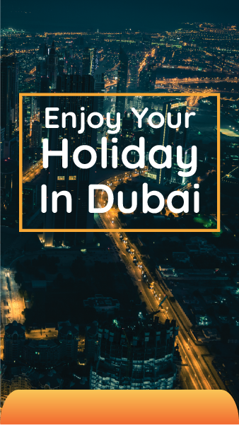 Travel to Dubai Instagram story template