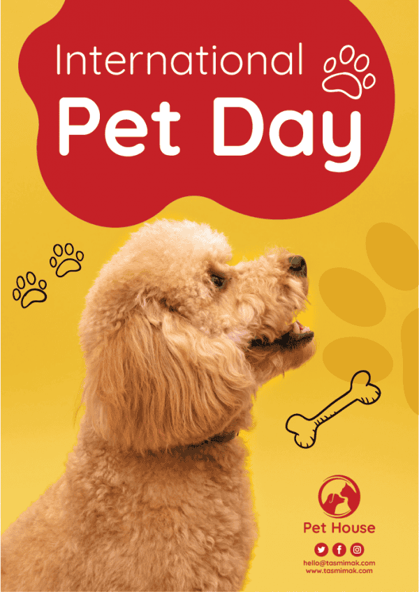 poster on care for animals | Pet poster design