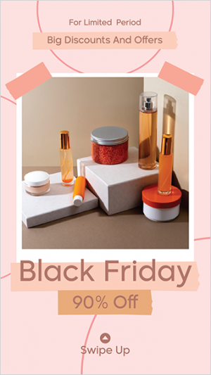 Black Friday sale Instagram beauty templates 