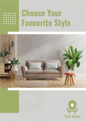 Furniture sale flyer template