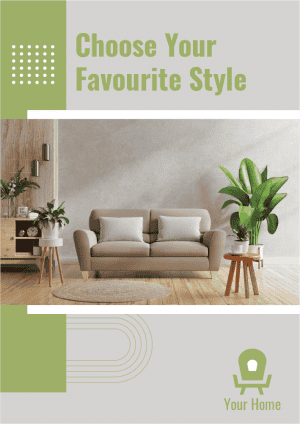 Furniture sale flyer template