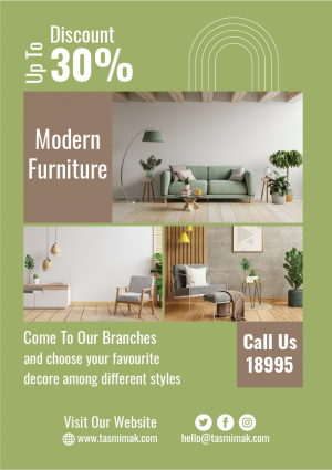 Furniture sale flyer template