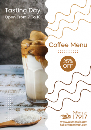 Coffee shop menu design templates | mockup menu coffee