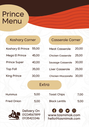 Restaurant Menu Design Templates Download | Menu Maker