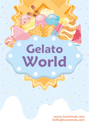 Menu ice cream | Ice cream menu vector